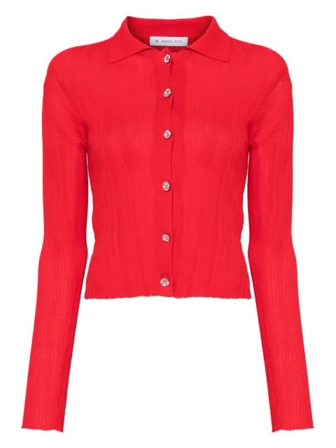 Manuel Ritz ribbed top Red 3836MD23254051