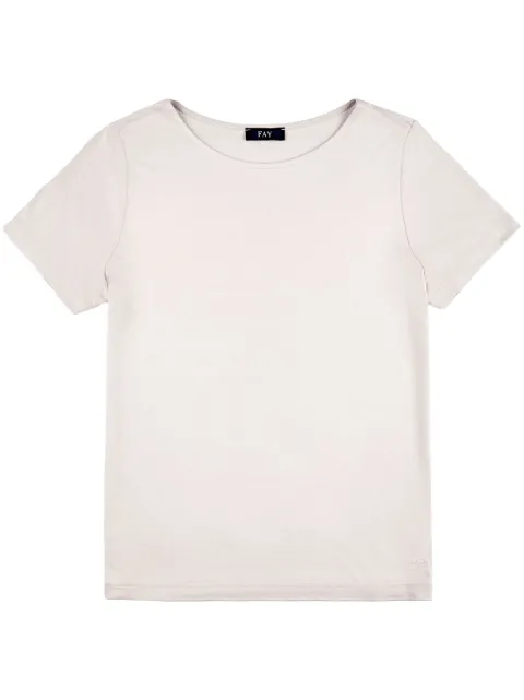 Fay short-sleeved T-shirt Neutrals NPWB2506150XBA