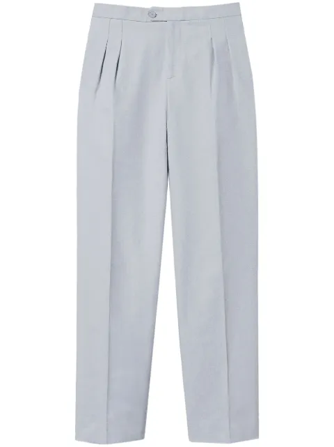 TWINSET pinktuck detailing trousers Grey 251TP2763