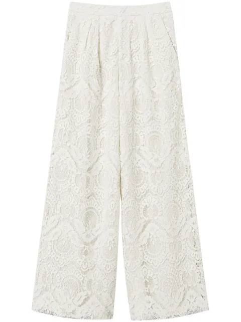 TWINSET lace trousers Neutrals 251TS2191