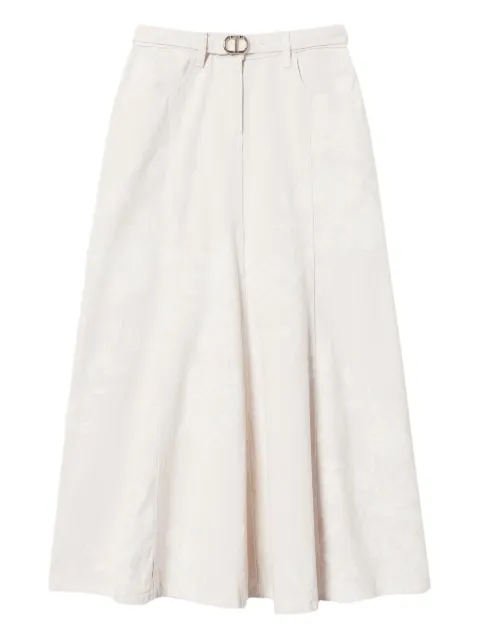 TWINSET cotton skirt White 251TT2204