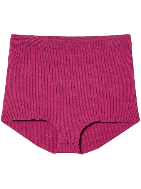 TWINSET knitted shorts Red 251TS3183