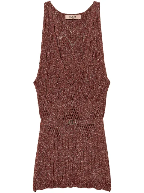 TWINSET knitted top Brown 251TT3195