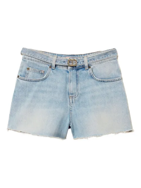 TWINSET belted denim shorts 251TT2262