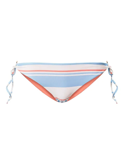 TWINSET striped triangle bikini bottoms White 251LMMR88