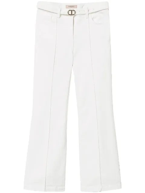 TWINSET belted trousers White 251TT2240