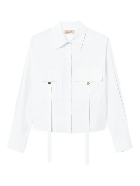 TWINSET Woven shirt White 251TF202A