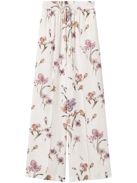 TWINSET crêpe de chine trousers White 251TP2776