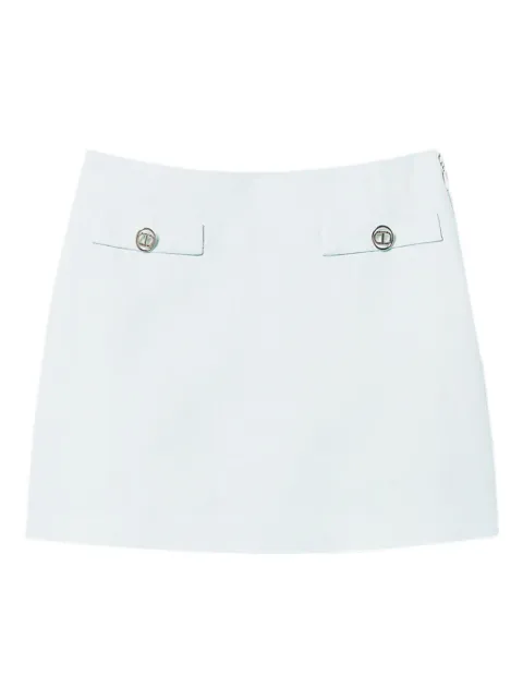 TWINSET logo skirt Green 251TT2307