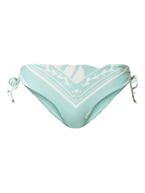 TWINSET patterned tie-side bikini bottoms Blue 251LMMX99