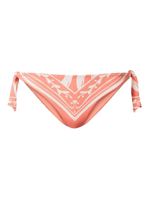TWINSET graphic-print bikini bottom Orange 251LMMX89