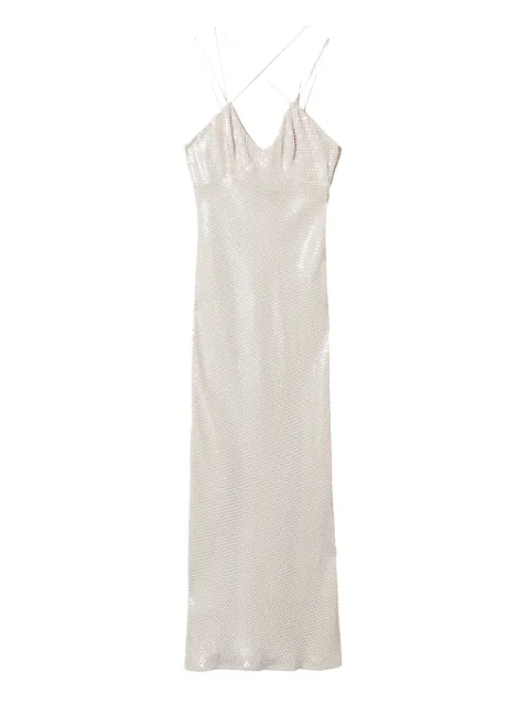 TWINSET sequinned dress White 251TT2130