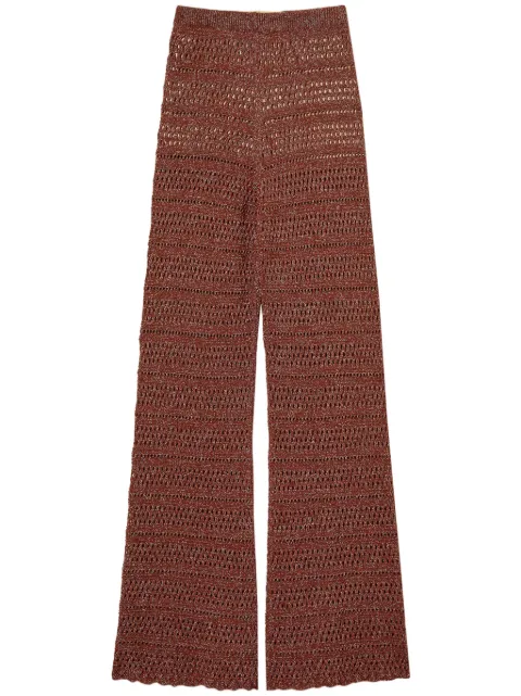 TWINSET knitted trousers Brown 251TT3196