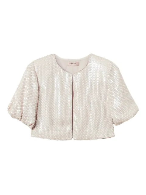 TWINSET woven shrug wrap Neutrals 251TT2132