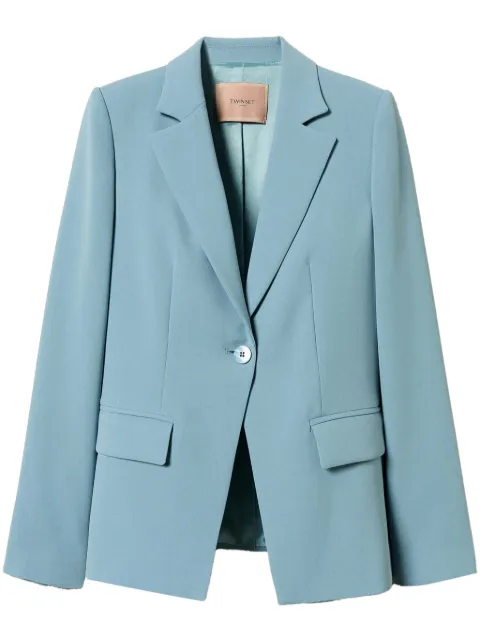 TWINSET crêpe blazer Blue 251TP2100