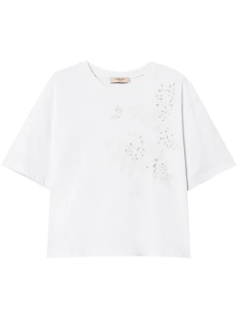 TWINSET embroidered T-shirt White 251TP2730