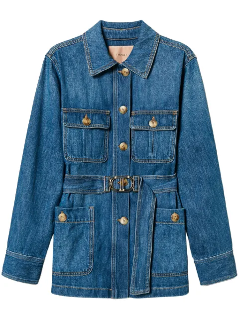 TWINSET Safari denim jacket Blue 251TP2610