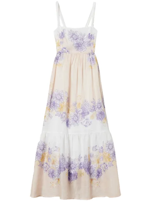 TWINSET floral-print dress Neutrals 251TT206B