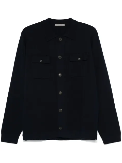 Corneliani wool shirt Blue 94M5899425164
