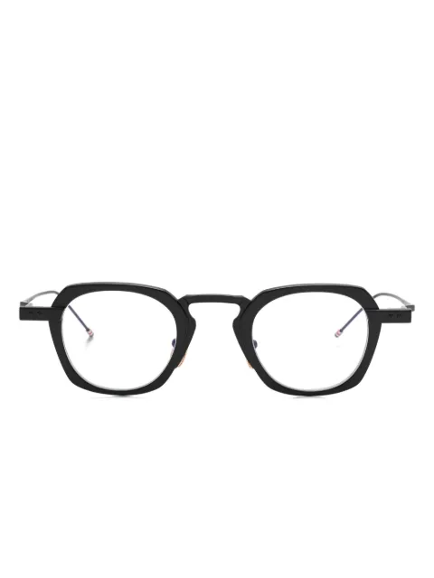 Thom Browne Eyewear geometric-frame glasses Grey UEO930A