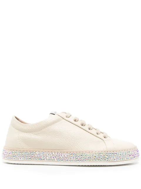 Le Silla crystal-embellished sneakers Neutrals 1616S020M1PPTOWER