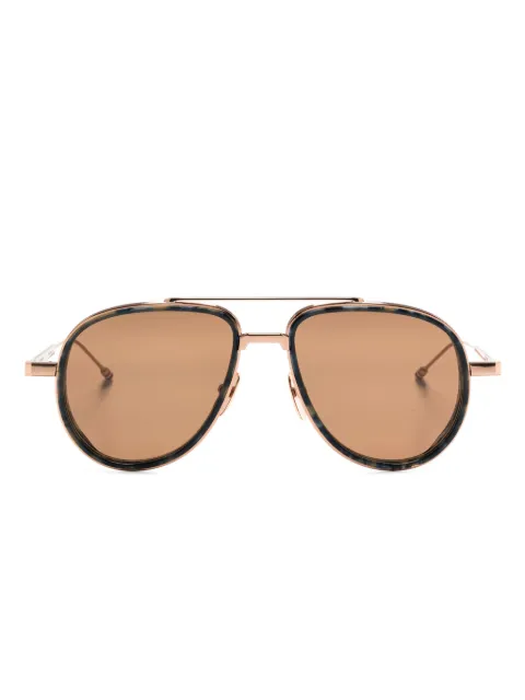 Thom Browne Eyewear pilot-frame sunglasses Gold UES929AG0003