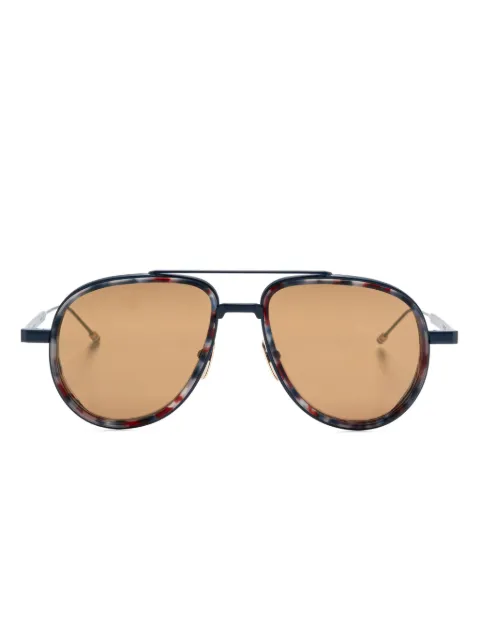 Thom Browne Eyewear pilot-frame sunglasses Blue UES929AG0003