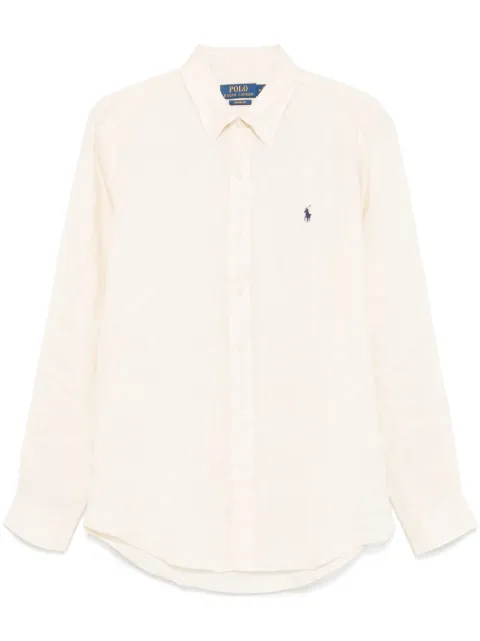 Polo Ralph Lauren Polo Pony-embroidered shirt Neutrals 710966294012