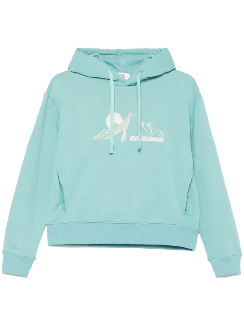 Rossignol logo-print hoodie Blue RLNWS02