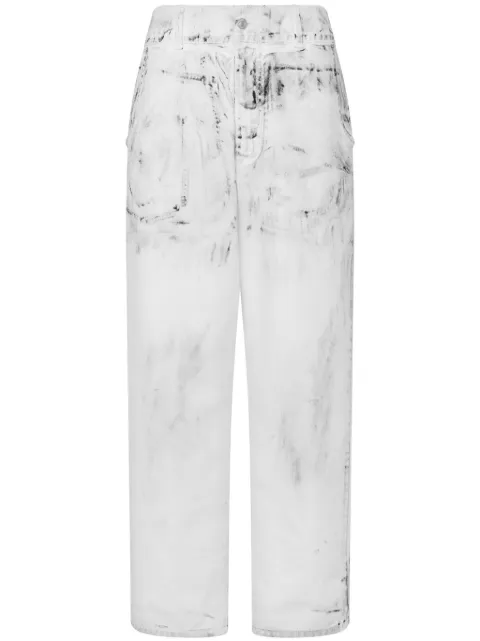 Moschino distressed-effect jeans White J03150421