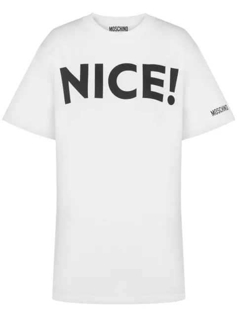 Moschino text-print T-shirt White A07140441