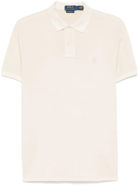 Polo Ralph Lauren Polo Pony-embroidered polo shirt Neutrals 710969626007