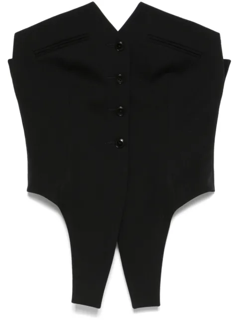Alexander Wang deconstructed top Black 1WC1251979