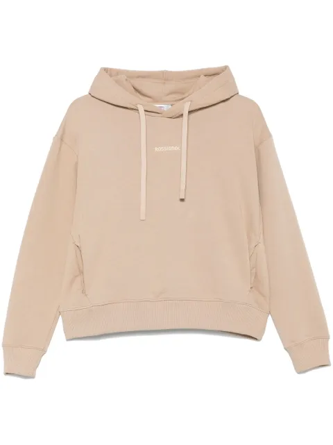 Rossignol logo-print hoodie Brown RLNWS02