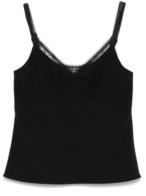Vince lace-trim top Black V060413011
