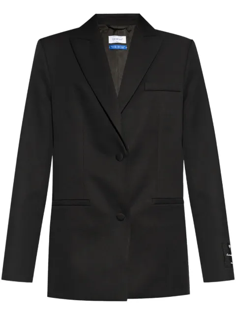 Off-White wool blazer Black OWEF099C99FAB0021001