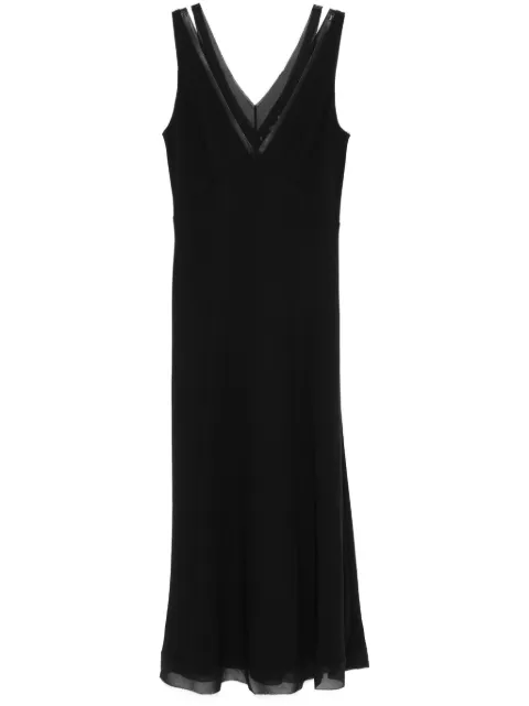 Vince crepe midi dress Black V060451921
