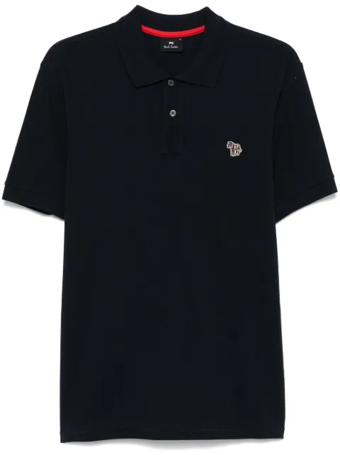 PS Paul Smith zebra-patch polo shirt Blue M2R183KPZEBRA