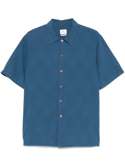PS Paul Smith textured shirt Blue M2R695UP22251