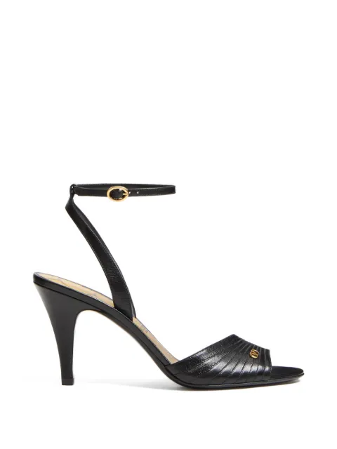 Valentino Garavani Ladycrush sandal in kidskin 85mm Black WS0LD0DDT
