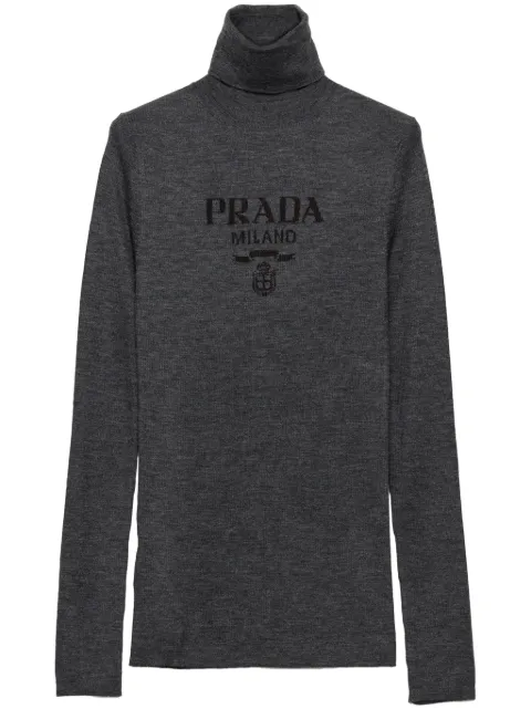 Prada wool turtleneck sweater Grey P26445S23211C8