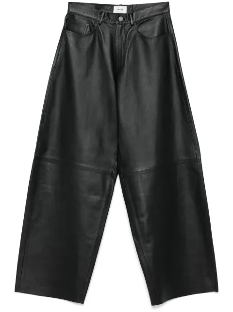 Haikure Bethany leather trousers Black HEW03296PL002TP