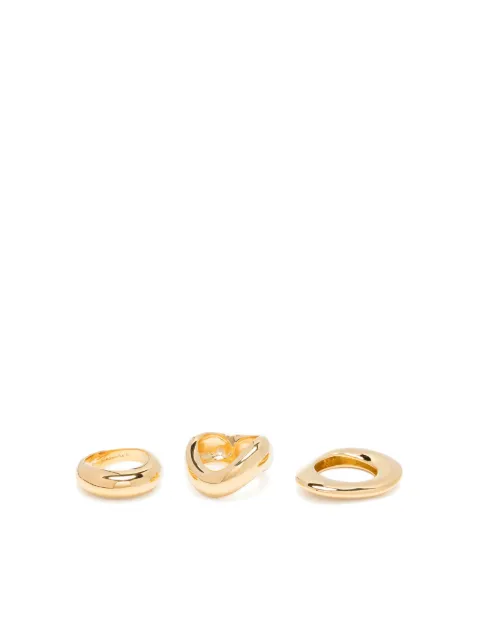 Completedworks Post-Capital rings (set of three) Gold H52