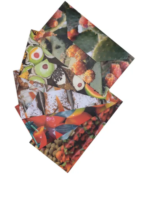 Dolce & Gabbana graphic-print greeting cards (set of five) Green TCCS06TCAG1