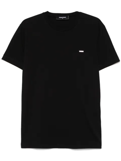 DSQUARED2 logo-plaque T-shirt Black S74GD1253D20020
