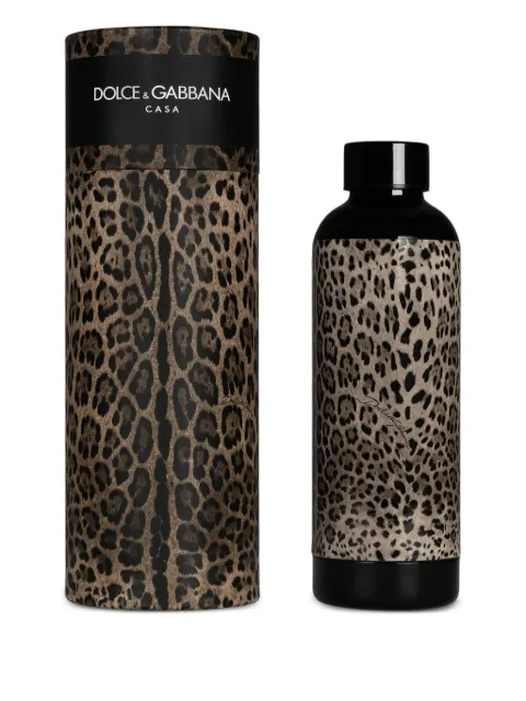 Dolce & Gabbana leopard-print thermos Neutrals TC0169TCA42