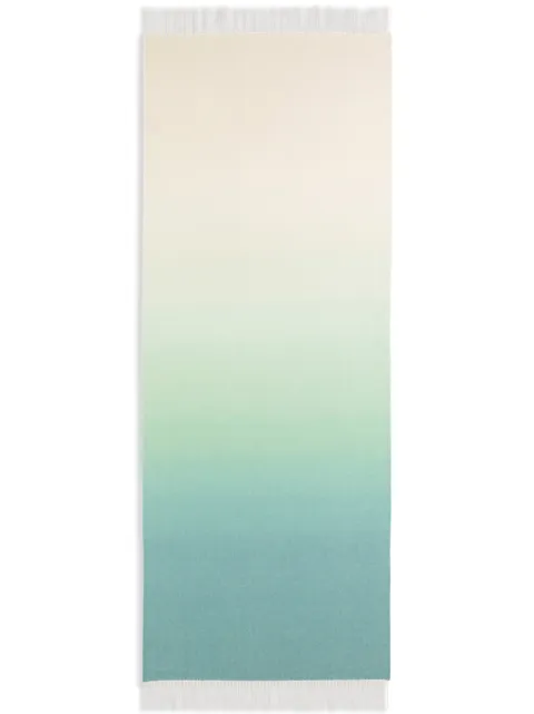 Johnstons of Elgin ombré-effect scarf Green WAC00056