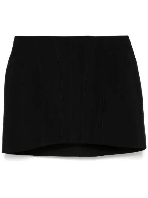 Mugler tailored mini skirt Black 25P1JU0568196