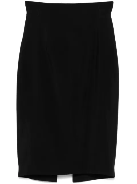 Mugler cut-out midi skirt Black 25P1JU0542196