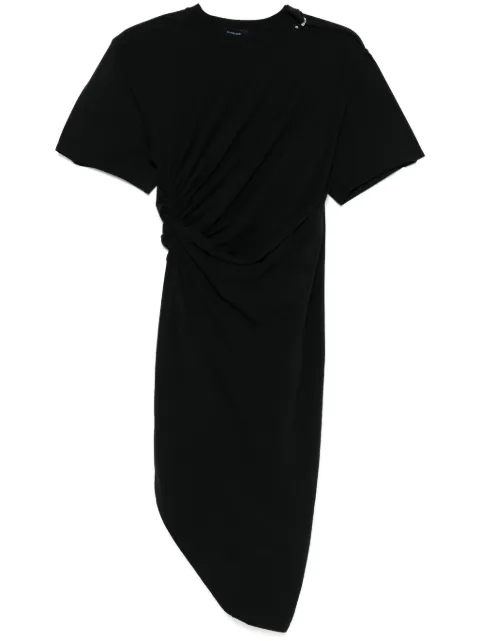 Mugler piercing-detail midi dress Black 25P3RO1620297